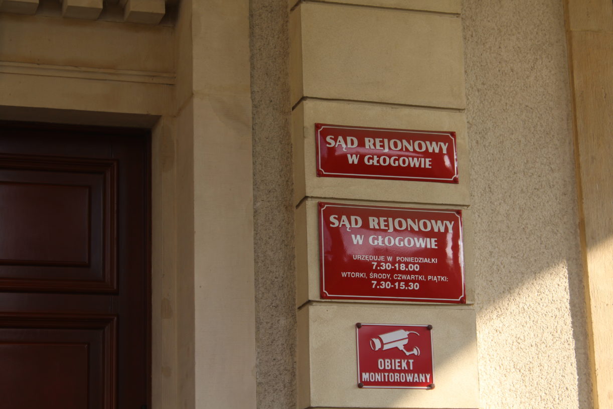 Alarm bombowy w głogowskim sądzie!