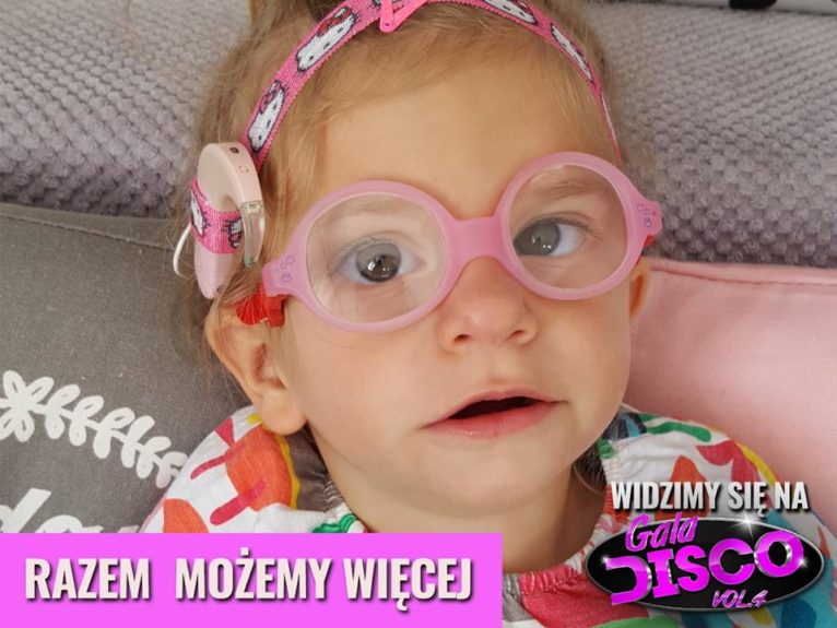 Disco party dla ciężko chorej dwulatki