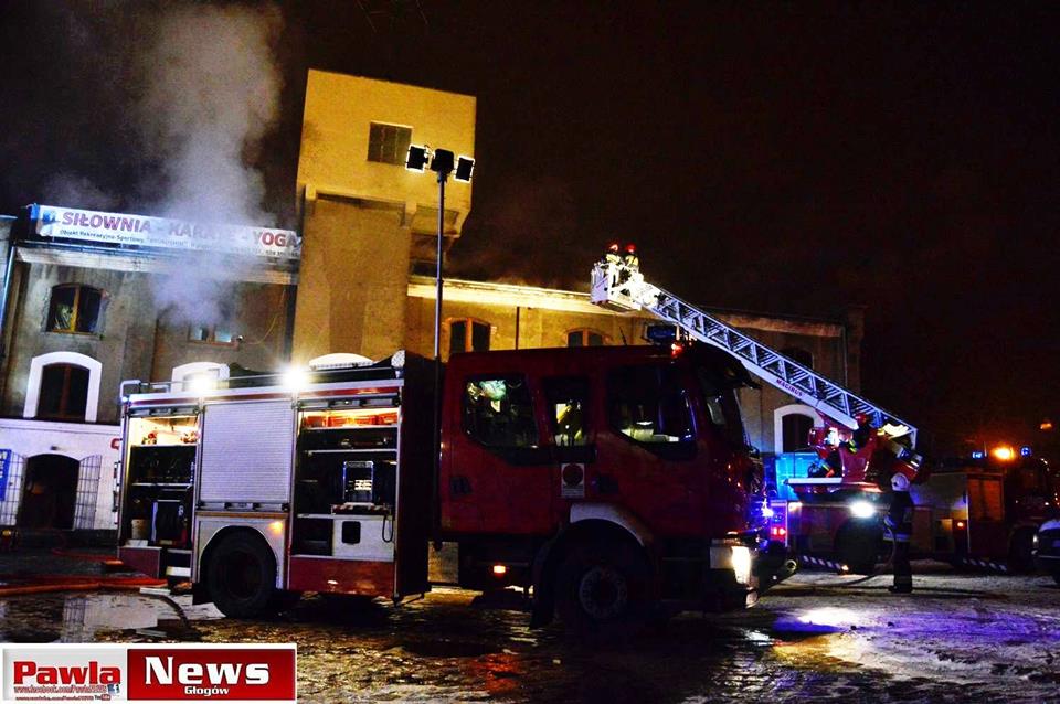 Spłonęła siłownia na starówce (FOTO)