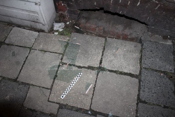 Spłoszył ich radiowóz