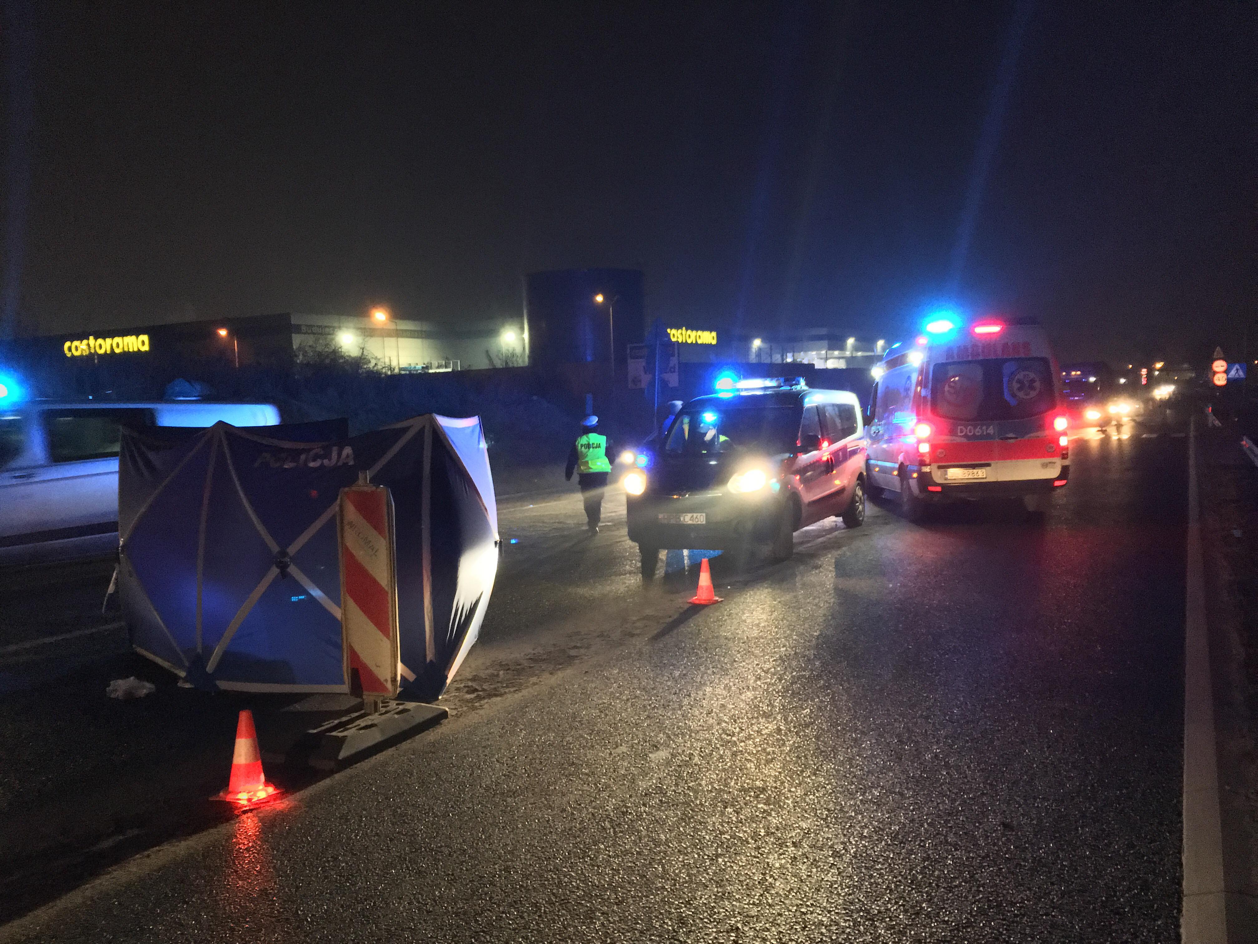 Śmiertelne potrącenie na krajowej 36 (WIDEO)