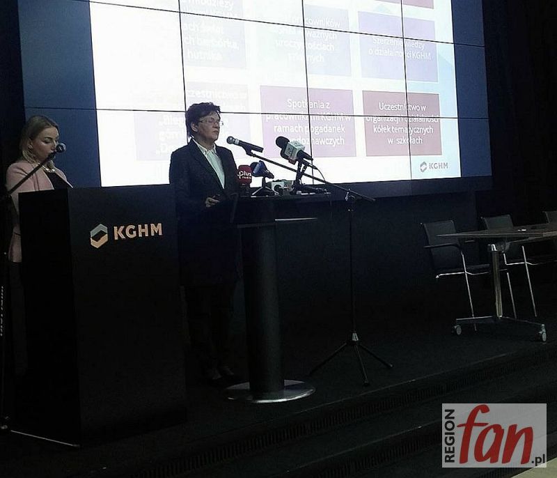 Minister edukacji w KGHM