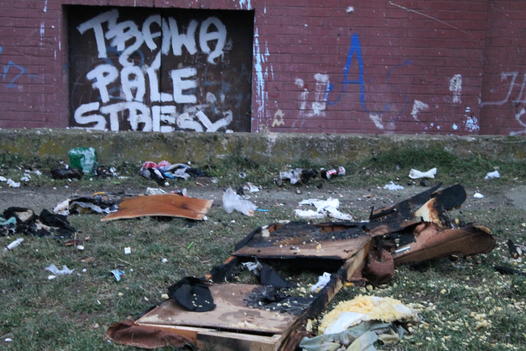 Kolejne podpalenie przy Tarnopolskiej (FOTO)