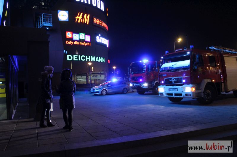 Bombiarz z galerii w rękach policji (WIDEO)