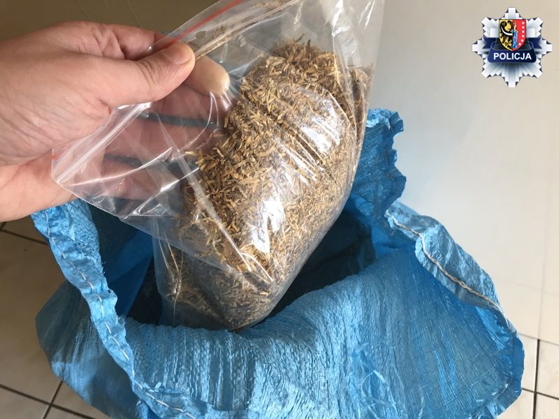 Miał worek z nielegalnym tytoniem