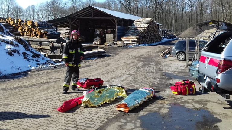 Naprawili wóz i zdążyli na ćwiczenia