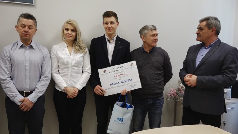 Gmina Grębocice. Stypendium sportowe dla kolarza