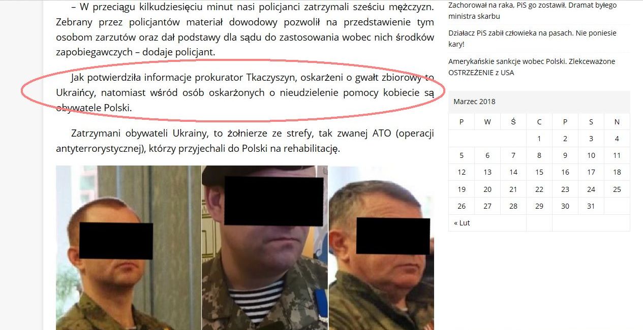 Gwałt w Biedrzychowej: po sieci rozlały się kłamstwa (FOTO)