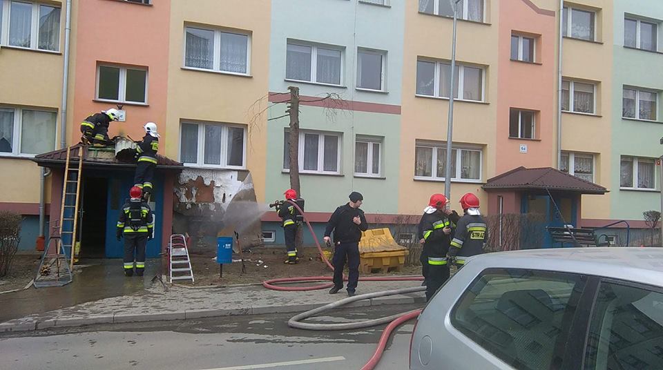 Pożar na Słowackiego. Ewakuowano mieszkańców całego bloku!