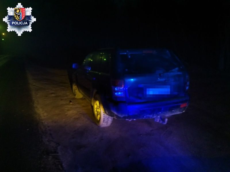 Jechał bez świateł, ale z promilami