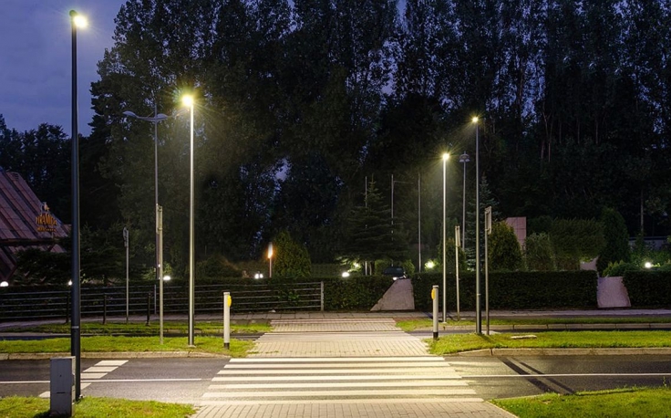 Specjalnie doświetlą polkowickie „pasy”