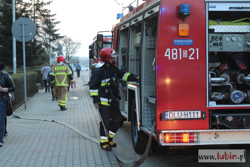 Wozy strażackie na Pawiej
