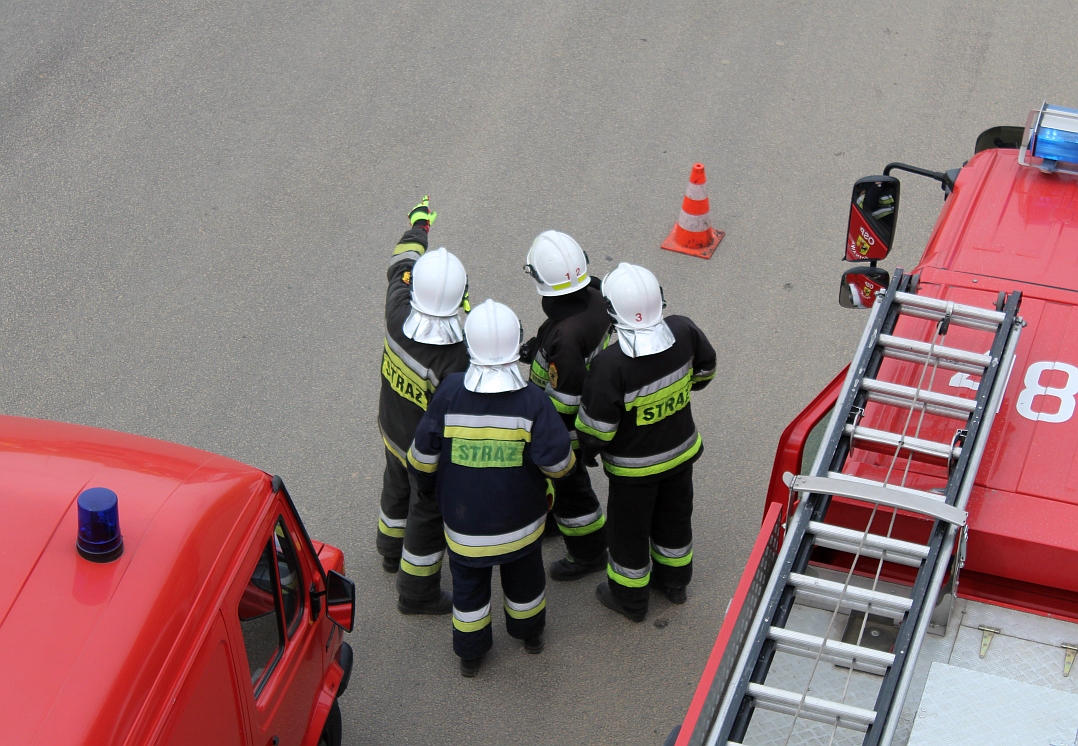 Płonął pustostan przy Kartuskiej