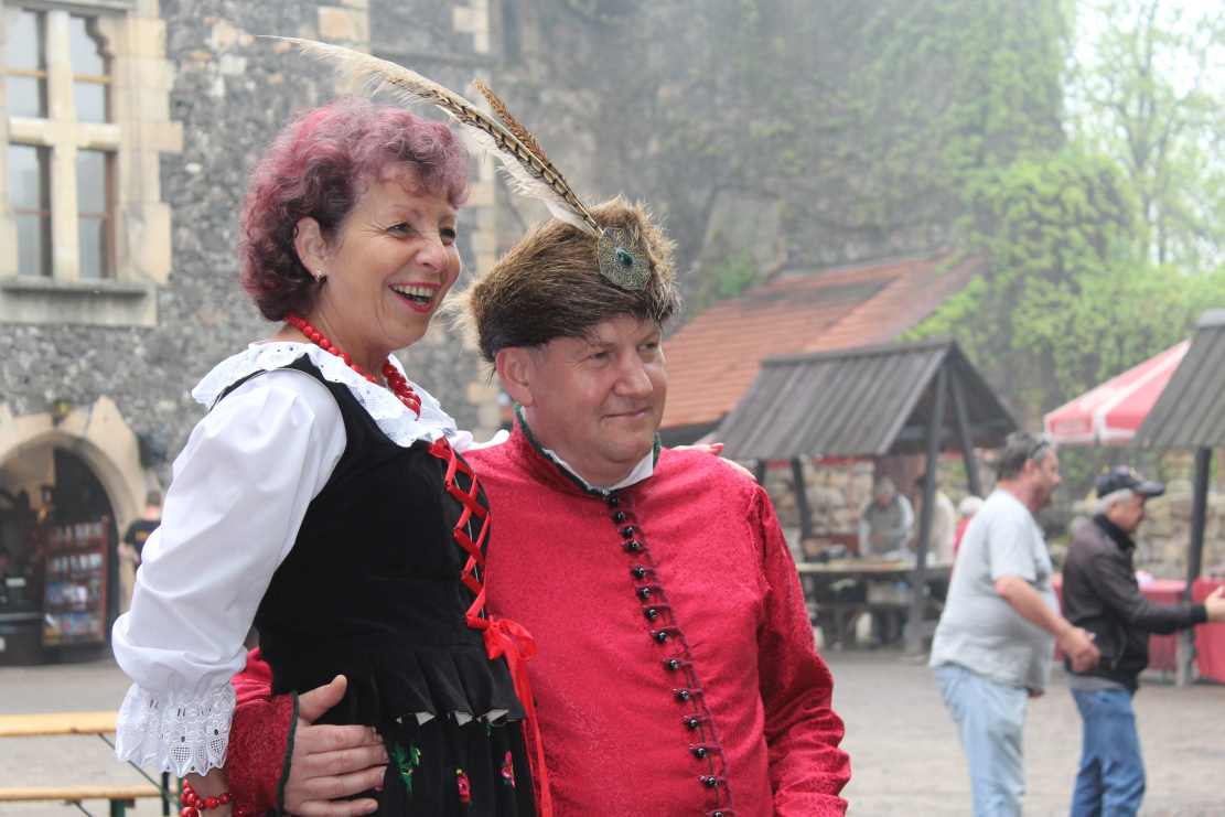 Rodzinny piknik na zamku