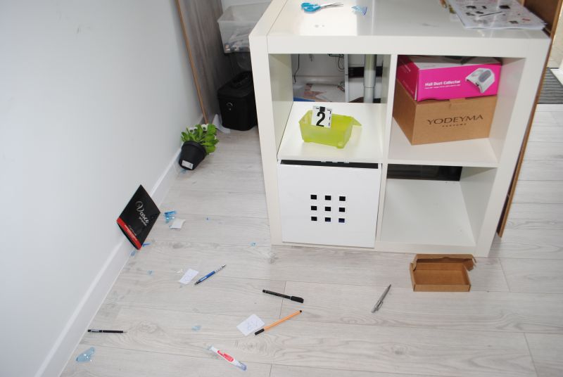 Złapany na gorącym uczynku w salonie fryzjerskim