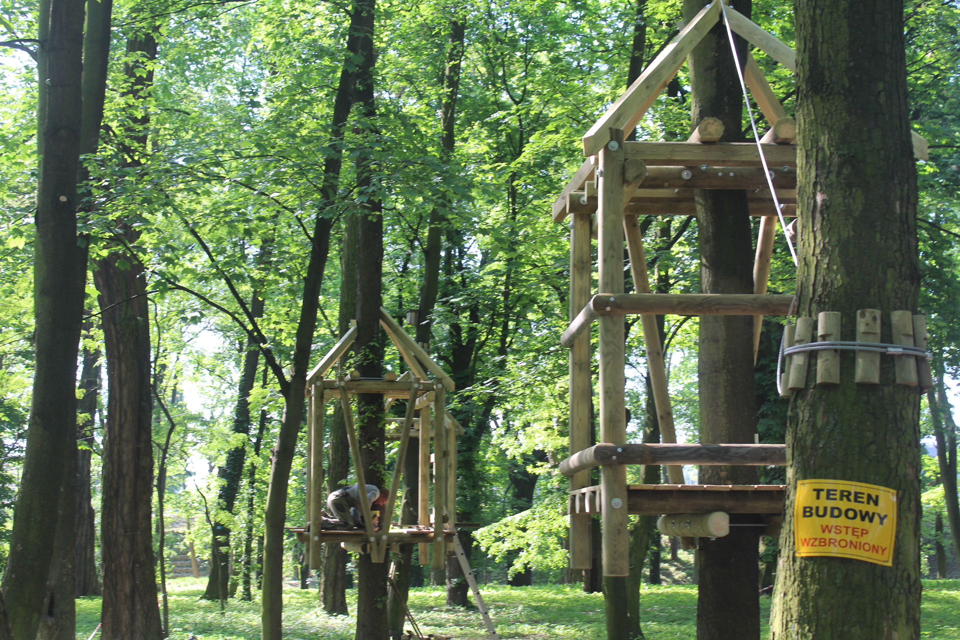 W Parku Linowym zbierają datki dla zwierząt