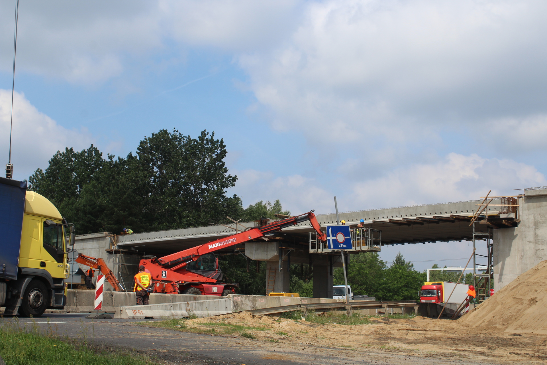 Wiadukt nad „trójką” w Polkowicach będzie gotowy w terminie? (WIDEO, FOTO)