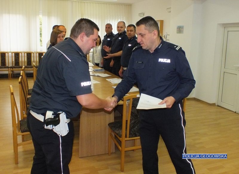 Głogowski policjant nagrodzony za odwagę