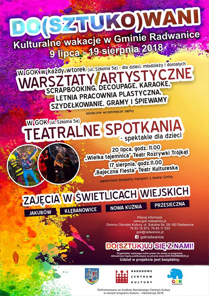 Kulturalne wakacje w gminie Radwanice