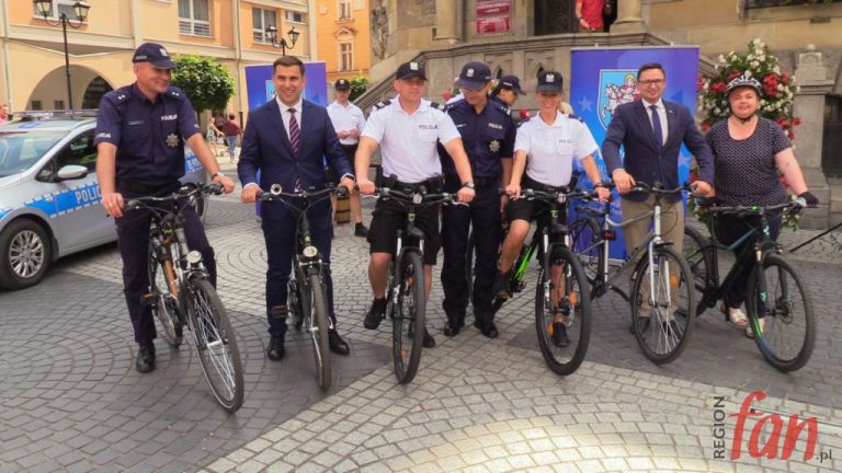Rowerowe patrole na ulicach Jawora (FOTO, WIDEO)
