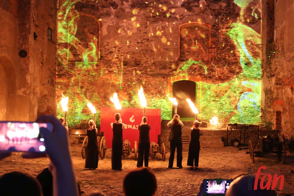 Galeria światła na zamku w Bolkowie (FOTO, WIDEO)