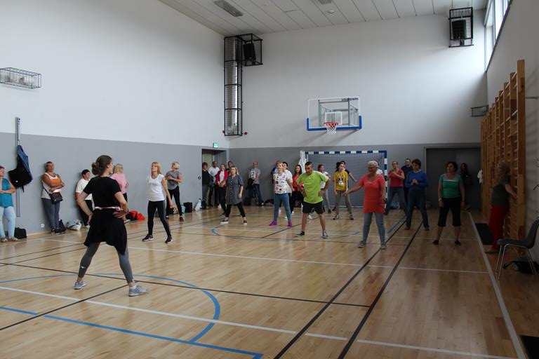 Spotkali się na wspólnej gimnastyce (FOTO)