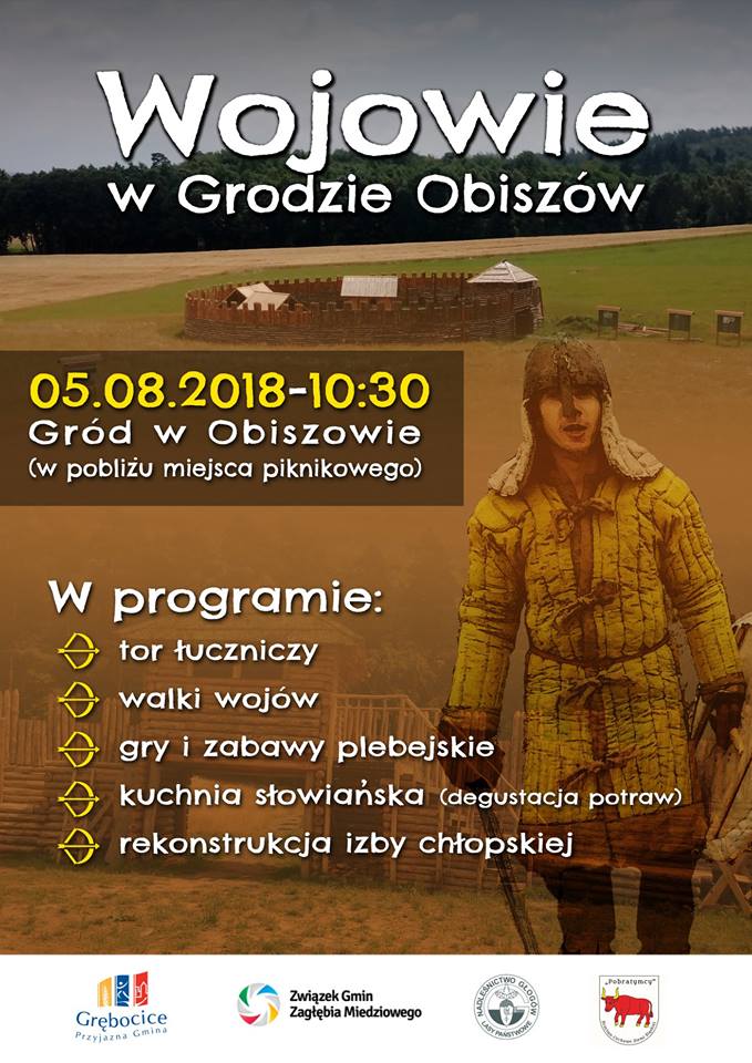 Pokaz wojów w Obiszowie