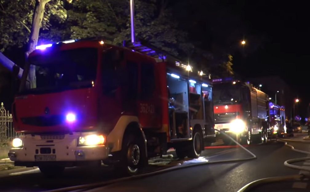 Zwęglone zwłoki w piwnicy budynku przy Oświęcimskiej