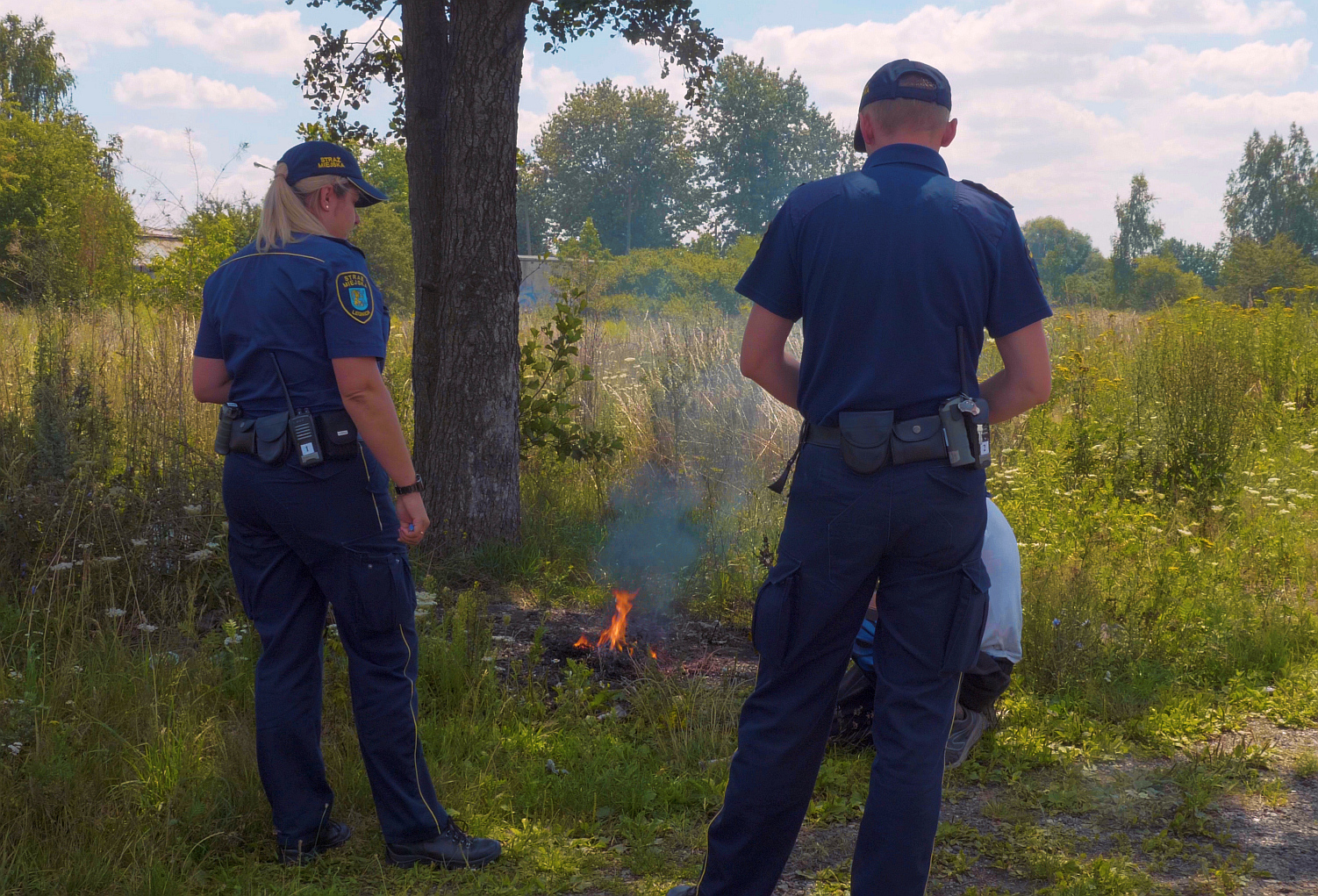 Dzieci wezwały strażników miejskich
