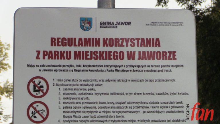 Korzystaj z parków zgodnie z regulaminem! (WIDEO)
