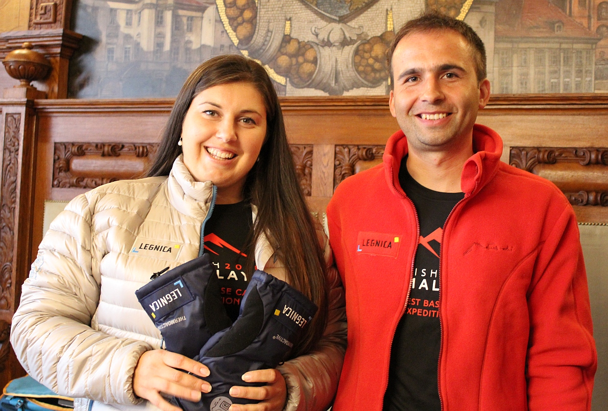 Flaga miasta w Himalajach