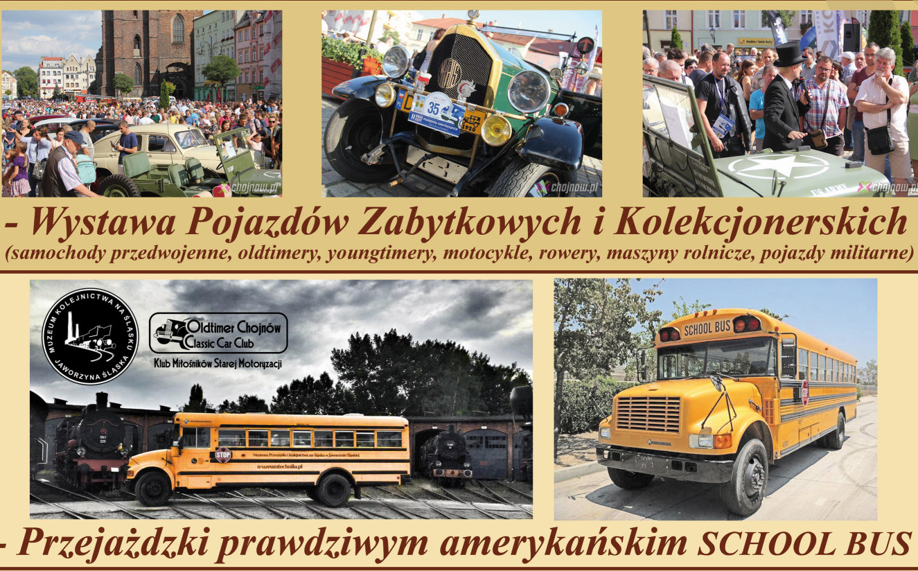 Klasyki i amerykański autobus w Chojnowie