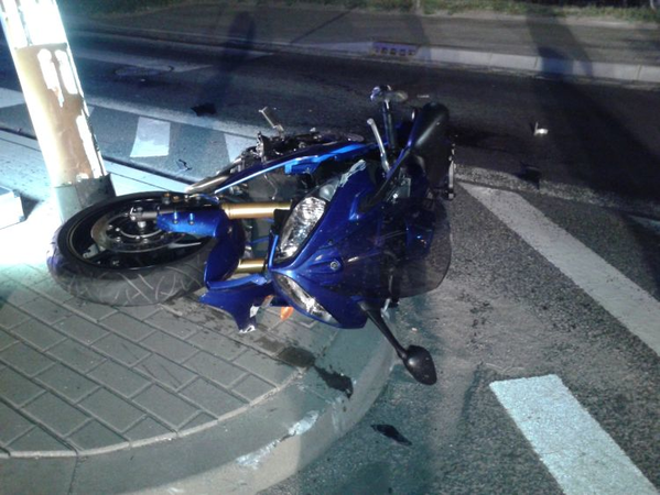 Nie udzielił pierwszeństwa motocykliście