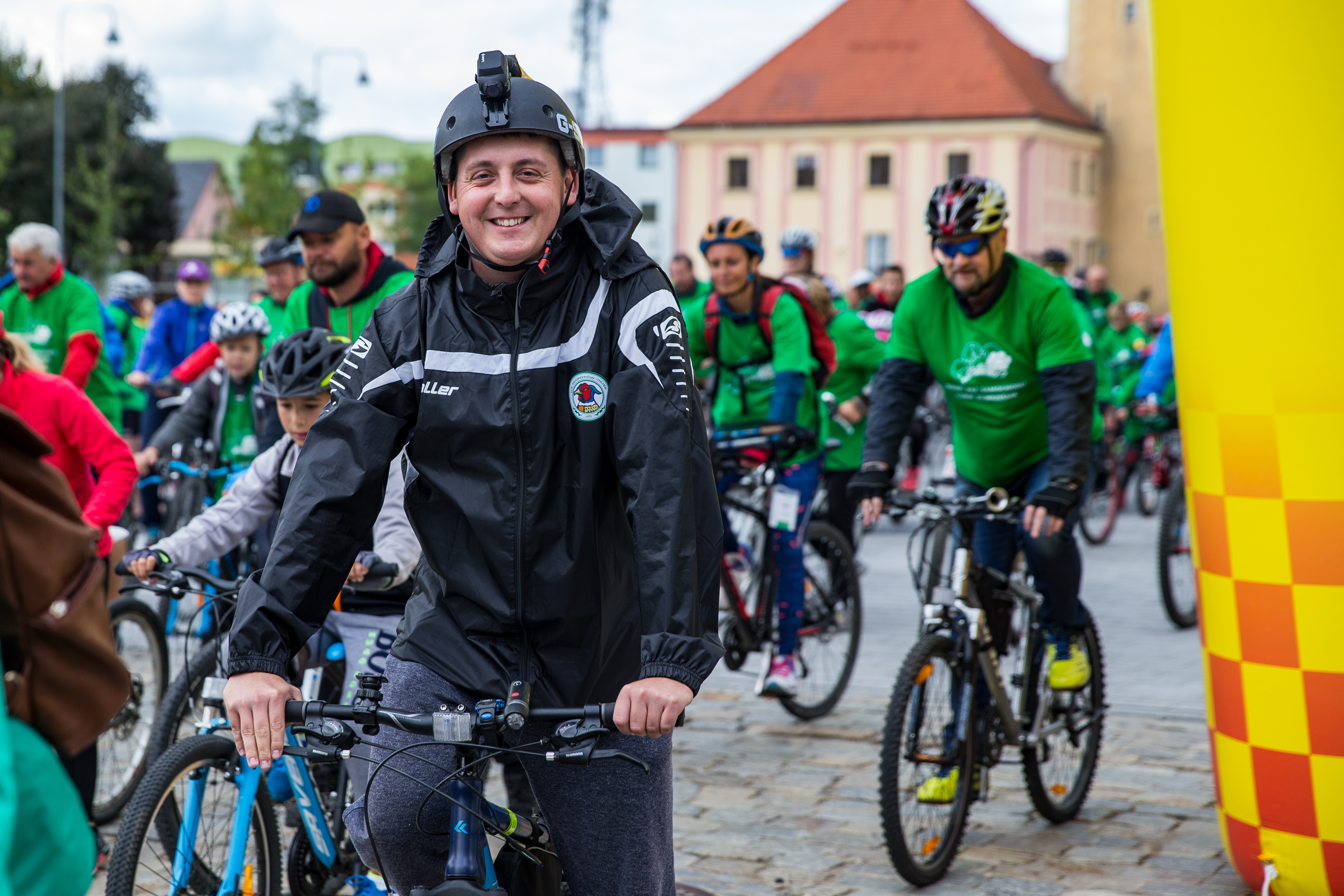 Fala zielonych rowerzystów przejechała przez Lubin (WIDEO)