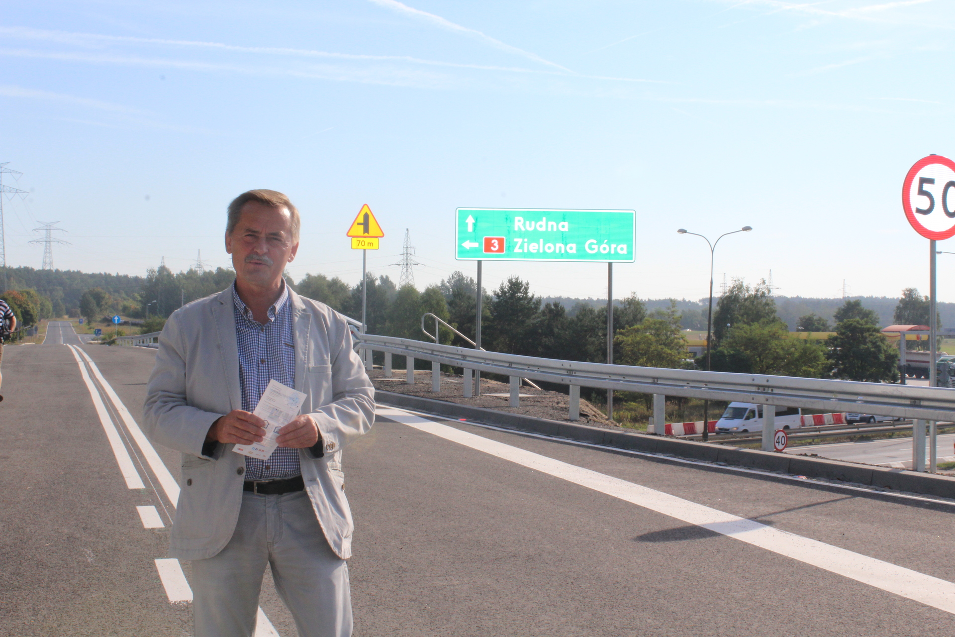 Wiadukt nad “trójką” w Polkowicach już przejezdny (FOTO)