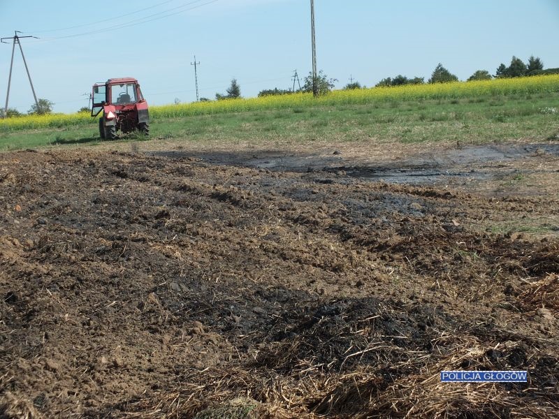 Spłonęło kilkaset belek słomy (WIDEO)