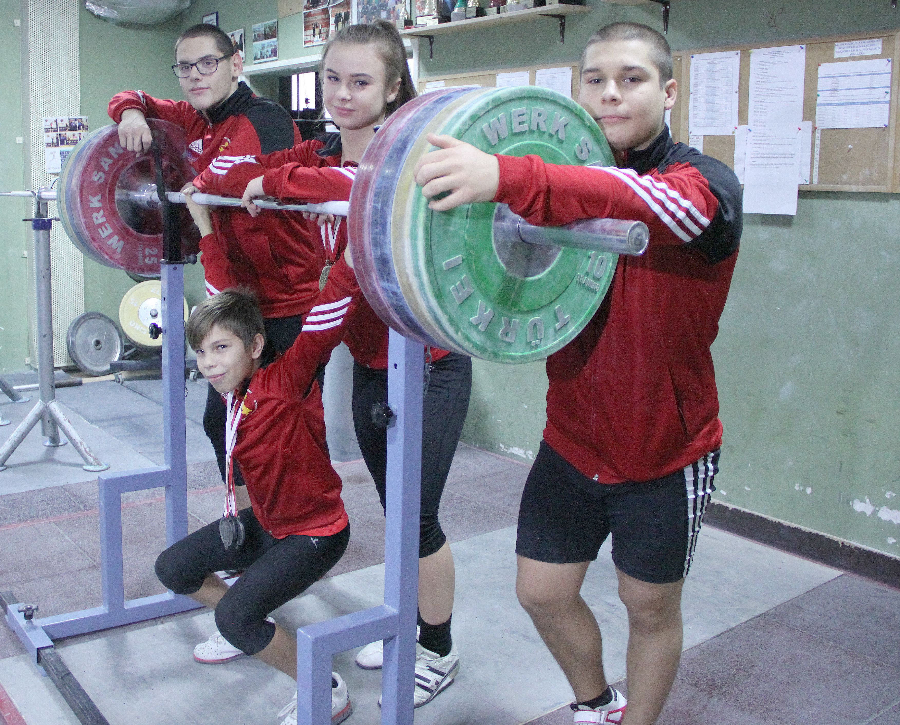 Młodzi polkowiczanie lubią ciężary