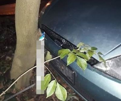 Pijany wjechał do rowu, potem uciekł do domu