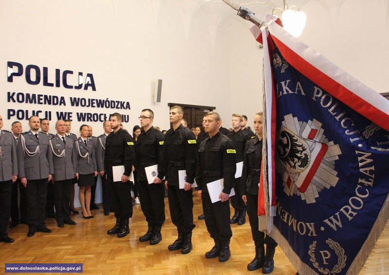 Nowi policjanci złożyli ślubowanie