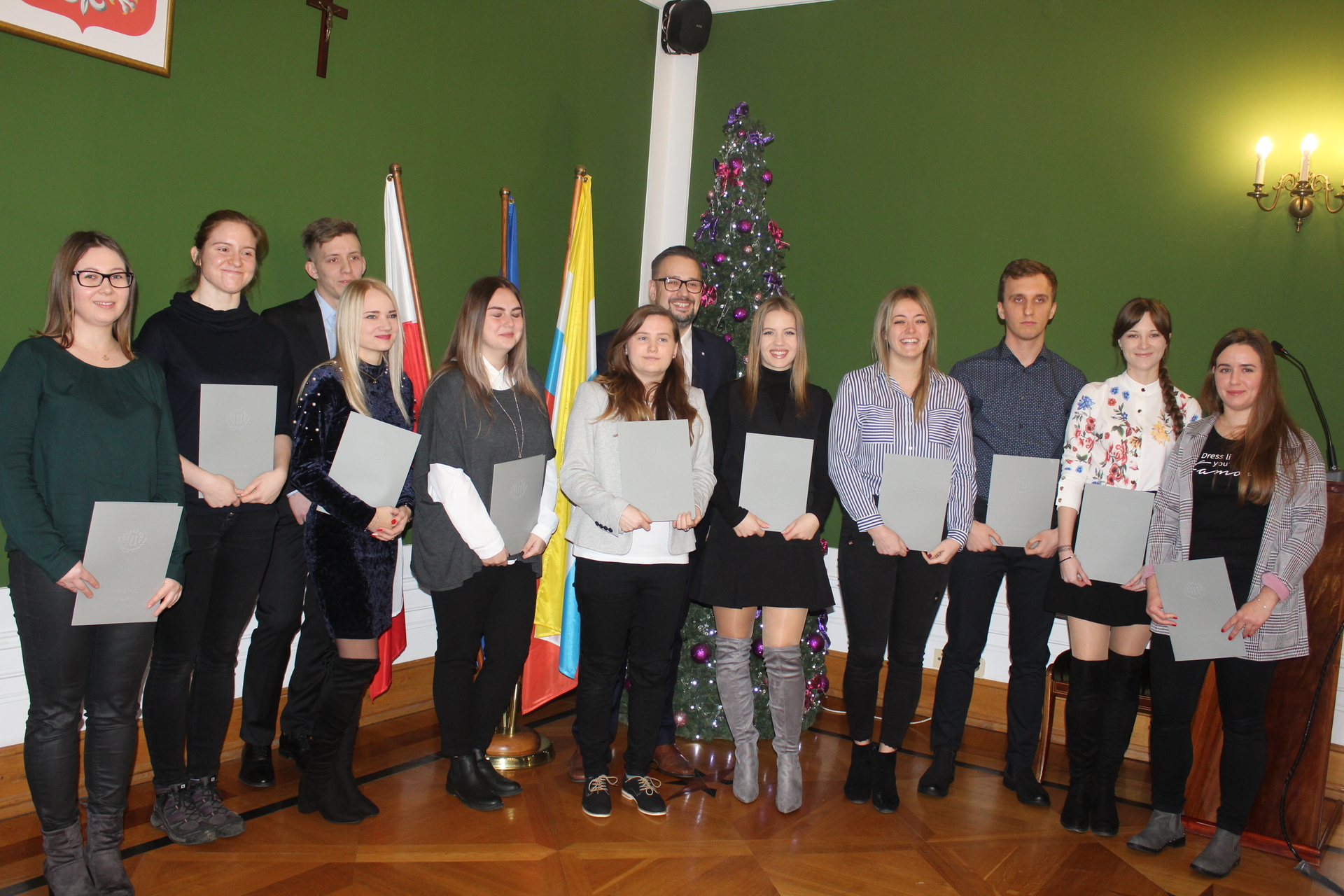 Stypendia dla polkowickich studentów. Z przesłaniem (FOTO)