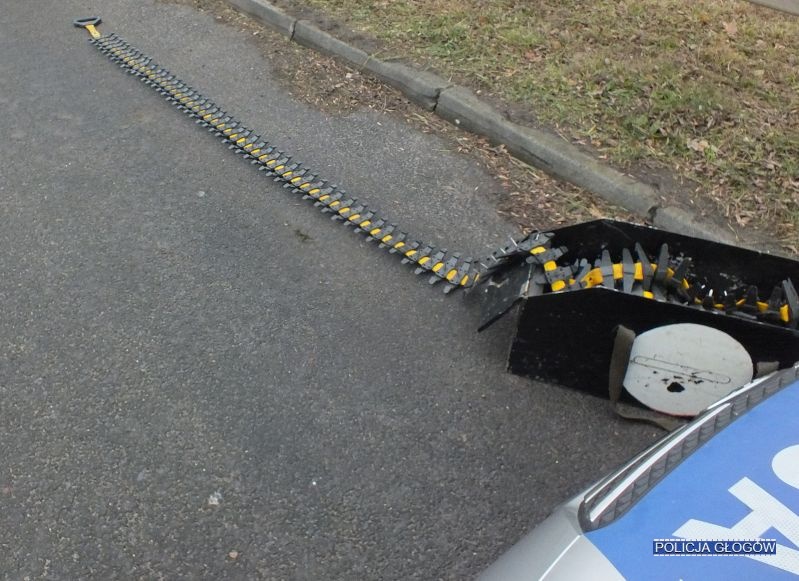 Tak się może zakończyć policyjny pościg