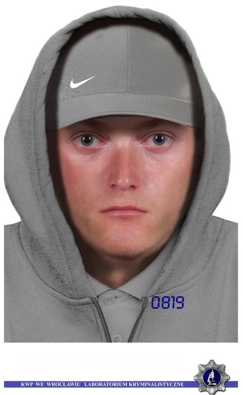 Jest portret pamięciowy mężczyzny podejrzanego o napad na bank