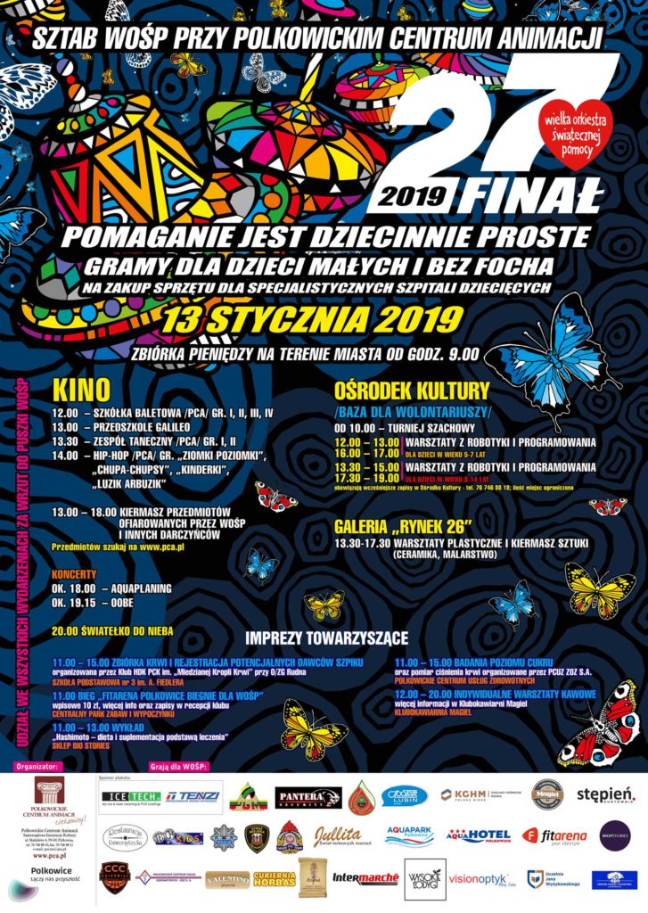 Polkowicki program 27. Finału WOŚP