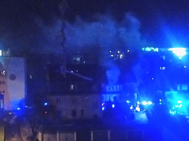 Pożar przy ulicy Łokietka, nie żyje jedna osoba