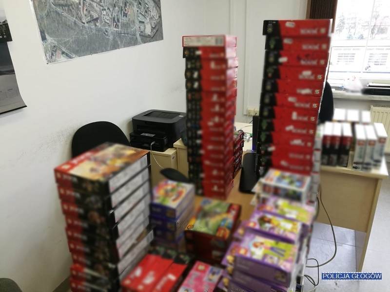 Podróbki markowych klocków w Głogowie