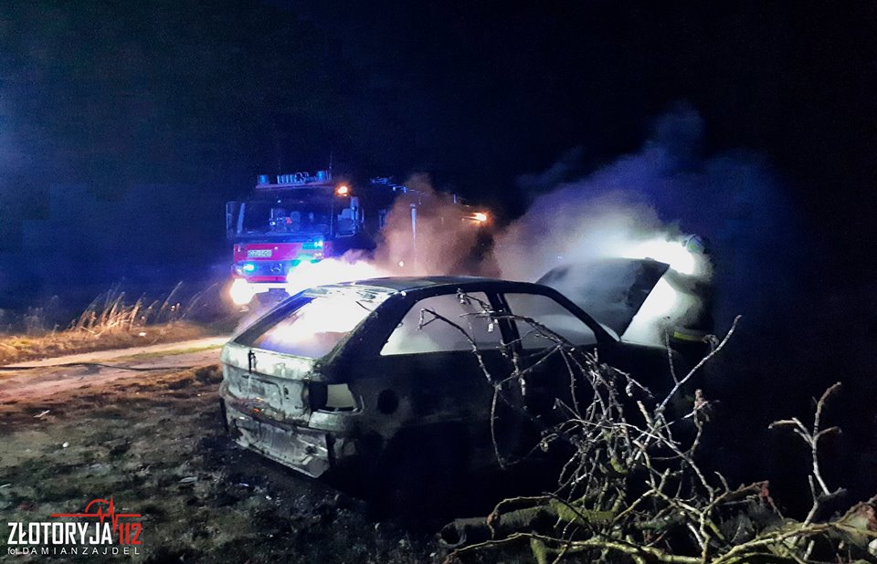 Auta spłonęły doszczętnie (FOTO)