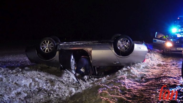 Dachowanie na prostej (FOTO, WIDEO)