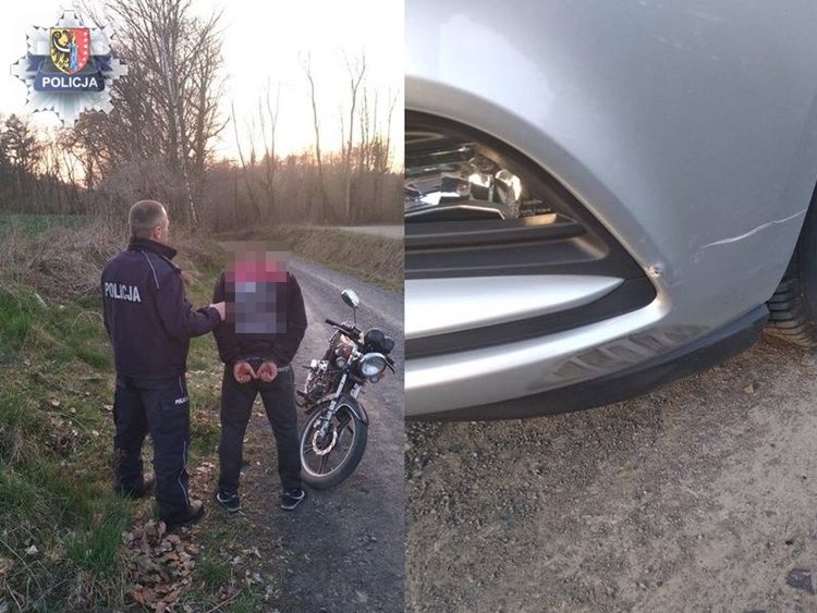 Rajd 16-latka skończył się na radiowozie