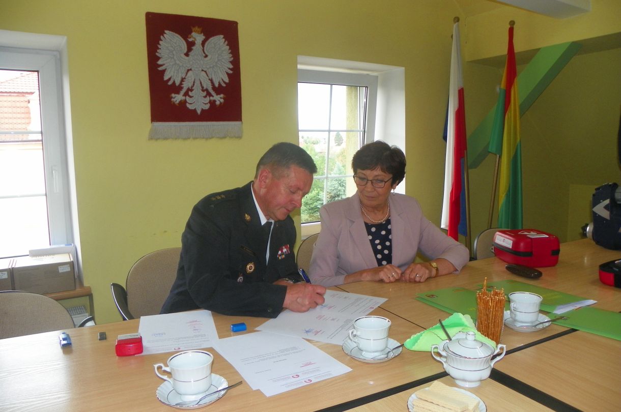 Pożar w pobliżu rezerwatu przyrody 