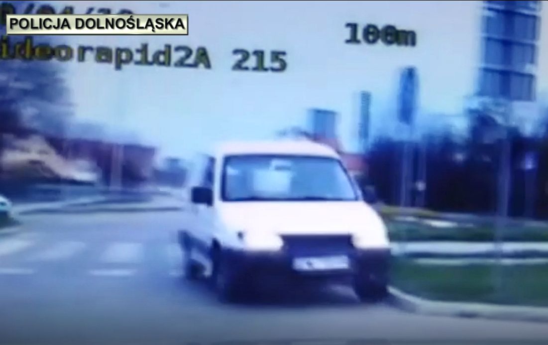 Obława na kierowcę citroena (WIDEO)
